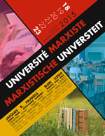 Dépliant de l'Université marxiste août 2015